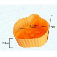 Set Of 6 Silicone Cake Baking Mold Cake Pan DIY Mold ( Pumpkin ) N2
