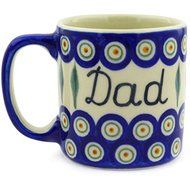 Ceramika Bona H7368E Polish Pottery Ceramic Mug Hand Painted, 12-Ounce