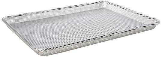Focus Foodservice Commercial Bakeware 18-Gauge Perforated Aluminum-Sheet Pan, 1/2-Sheet