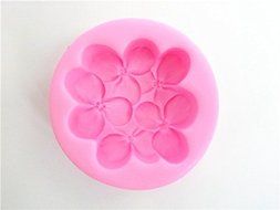 Wocuz W0419 3-leaf Flower Candy Making Silicone Mold Cake Decoration Mould Fondant Chocolate Small Pastry Tool N2