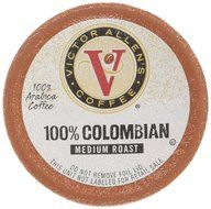 Victor Allen Coffee 100% Colombian, Medium Roast Single Serve Cup for Keurig K-Cup Brewers, 12 Count N2