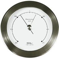 Ambient Weather 1512B-01 Contemporary Fischer Instruments Stainless Steel Barometer