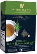 Wissotzky Tea Signature Collection Nana Mint with Ginger and Lemon Tea, 1.4 Ounce (16 Count) N50
