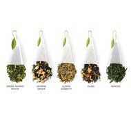 Tea Forte Presentation Box Sampler with 20 Handcrafted Pyramid Tea Infusers - Green Tea Assortment N4