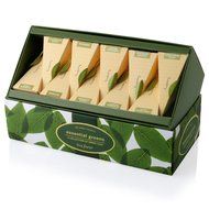 Tea Forte Presentation Box Sampler with 20 Handcrafted Pyramid Tea Infusers - Green Tea Assortment N5