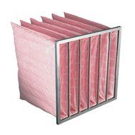 Filtration Group 10213 Pocket Air Filter, Fiberglass media, Orange, 11 MERV, 8 pockets, 24&quot; Height x 24&quot; Width...