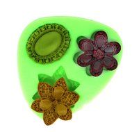 Longzang Small flowrs F0304 Fondant Mold Silicone Sugar mold Craft Molds DIY gumpaste flowers Cake Decorating