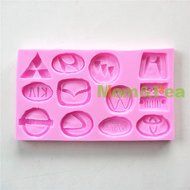 Mom&amp;pea 0624 Car Logos Shaped Silicone Mould for Fondant Cake Sugar Paste Cake Decoration 3d Cake Toppers Mold... N2