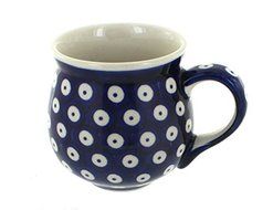 Polish Pottery Dots Bubble Mug
