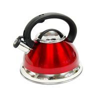 Creative Home Alexa Stainless Steel Whistling Tea Kettle, Purple, 3.0 Quart