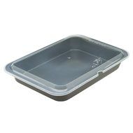 Ecolution Bakeins Cake Pan with Lid &ndash; PFOA, BPA, and PTFE Free Non-Stick Coating &ndash; Heavy Duty Carbon Steel &ndash; Dishwasher... N5
