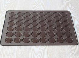 BPA Free 48 French Macaroon Baking Sheet &amp; Decorative Flower Pot Set-DIY Silicone Cake,Cookie Chocolate Maker...