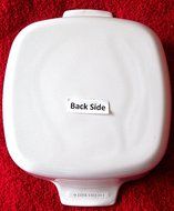 Corning Ware Bisque Abundance A-1-B Casserole with Clear Glass Lid 1 Qt N3