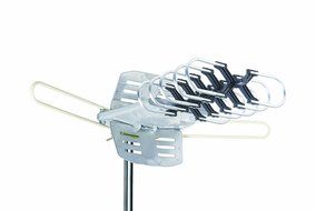 Esky Amplified 150 Miles HD Digital Outdoor HDTV Antenna with Motorized 360 Degree Rotation N2