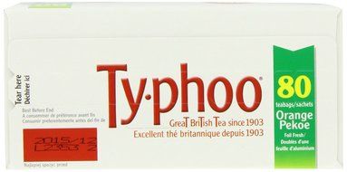 Typhoo 80 Decaf Tea Teabags (Pack of 6, Total 480 Teabags) N4