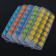 Cylinder Silicone Cake Soap Jelly Cube Ice Tray Molds.