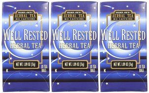 Trader Joe's Well Rested Herbal Tea No Caffeine 1.09 oz (Pack of 3) N4
