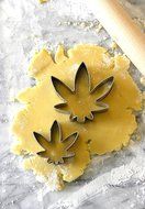 Naughty Pantry Marijuana Pot Leaf Cookie Cutter Set of 2 Stainless Steel N3