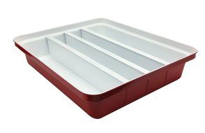 The Sophie Rachael Home Collection 14W-1270W Ceramic Lasagna Pan with 3 Removable Dividers
