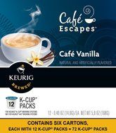 Caf&eacute; Escapes Chai Latte, K-Cup Portion Count for Keurig Brewers, 24-Count N14