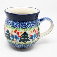 Polish Pottery 8 oz. Bubble Mug #1756
