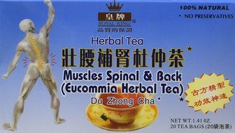 Muscles Spinal &amp; Back Eucommia Herbal Tea - 20 Bags