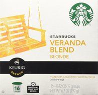 Starbucks Veranda Blend Blonde, K-Cup for Keurig Brewers, 60 Count