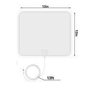 Indoor TV Antenna - ANTRobut 50 Miles Range Digital HDTV Antenna with Detachable Amplifier and Power Supply -... N6