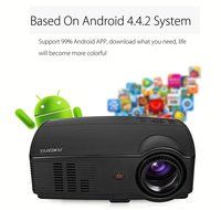 Joyhero 3000LM Projector,1280 x 800 Pixels FHD 1080P LCD Projector Media Player Home Theater N7