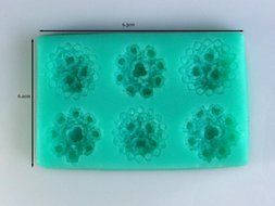 Lovely Flower Shape Silicone Soap Mold Fondant Cake Decorating Styling Tools Bakeware Cooking Tools Kitchen Accessories N2