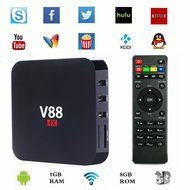 Wayer V88 Rockchip 3229 Quad Core Android 5.1 TV Box + LED Wireless Keyboard, 1.5GHZ 1GB/8GB KODI Fully Online... N3
