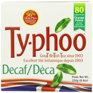 Typhoo 80 Decaf Tea Teabags (Pack of 6, Total 480 Teabags) N6