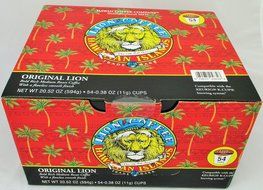 Lion Coffee Original Flavor for Keurig K-cup Machines (54 Cups/box)
