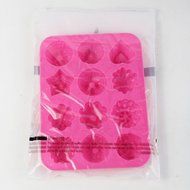 niceeshop(TM) 12 Cavity Flowers Silicone Non Stick Cake Bread Mold Chocolate Jelly Candy Baking Mould+Free niceEshop... N2