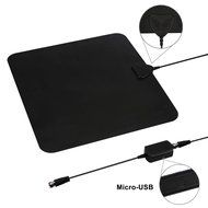 Indoor TV Antenna - ANTRobut 50 Miles Range Digital HDTV Antenna with Detachable Amplifier and Power Supply -... N17