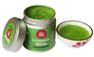 Ceremonial Grade Matcha Green Tea Powder 40g &ndash; USDA Certified Organic - MADE IN KYOTO JAPAN By eco heed. N4