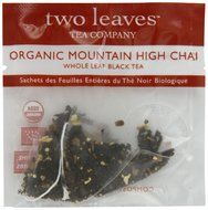 Two Leaves Tea Company Organic Mountain High Chai Black Tea, 100-Count N2
