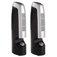 Goplus&reg; 2 PCS Mini Ionic Whisper Home Air Purifier &amp; Ionizer Pro Filter 2 Speed N3