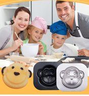 Aluminum Animal Print Cartoon Cake Mold Baking Pan for Child (Panda) N5