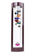 Galileo Thermometer in Cherry Finish Frame - 14.5"