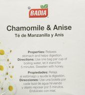 BADIA Tea Chamomile and Anise 25 BG 2 Pack N3