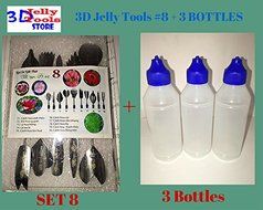 3D Jelly Cake Tools - Type 8 and 3 Bottle 3D Jelly Tools not include needle