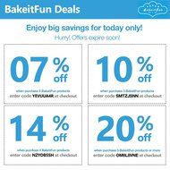 BakeitFun Silicone Baking Mat With Measurements and Circles, Half Sheet 16.5" x 11", Red N6