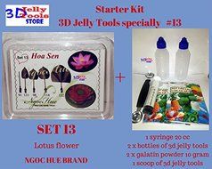 Starter Kit 3D Jelly Tools specially Type 13 - Lotus flower