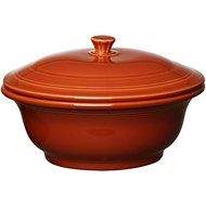 Fiestaware Covered Casserole Dish - Paprika Red