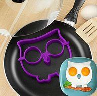 Breakfast Silicone Owl Animal Fried Egg Mold Pancake Egg Ring Shaper Funny Creative Kitchen Tool