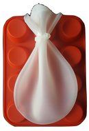 Unique Combination Kit for easy Mixing and Baking: Mini Silicone Muffin/ Cupcakes food grade Baking trays With...