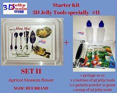Starter Kit 3D Jelly Tools specially Type 11 - Apricot blossom flower