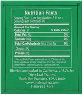 Triple Leaf Tea, Jasmine Green Tea, 20 Tea Bags (Pack of 6) N3