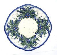Polish Pottery Hyacinth Large Fruit Dish N2